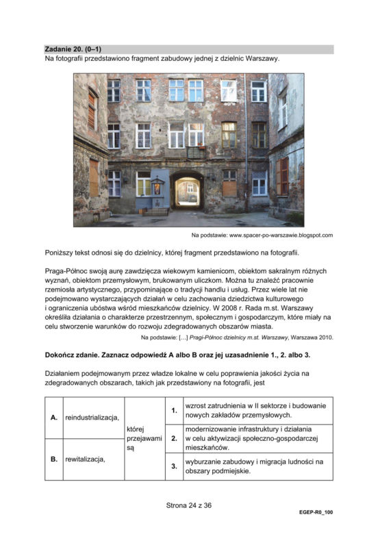 Matura 2024: geografia rozszerzona. ARKUSZ FORMUŁA 2015