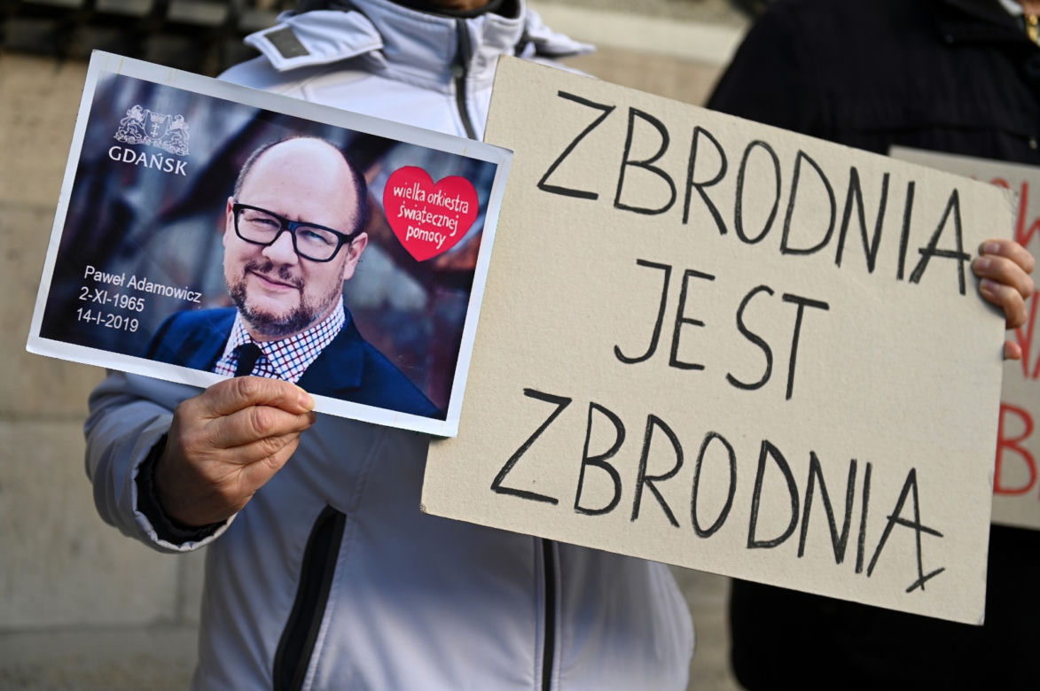 Protest przed Sądem Okręgowym w Gdańsku