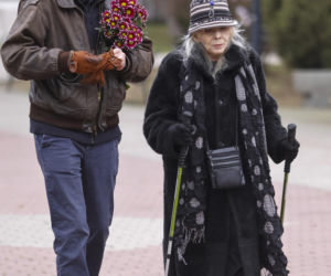 Barbara Wrzesińska na pogrzebie Agnieszki Maciąg