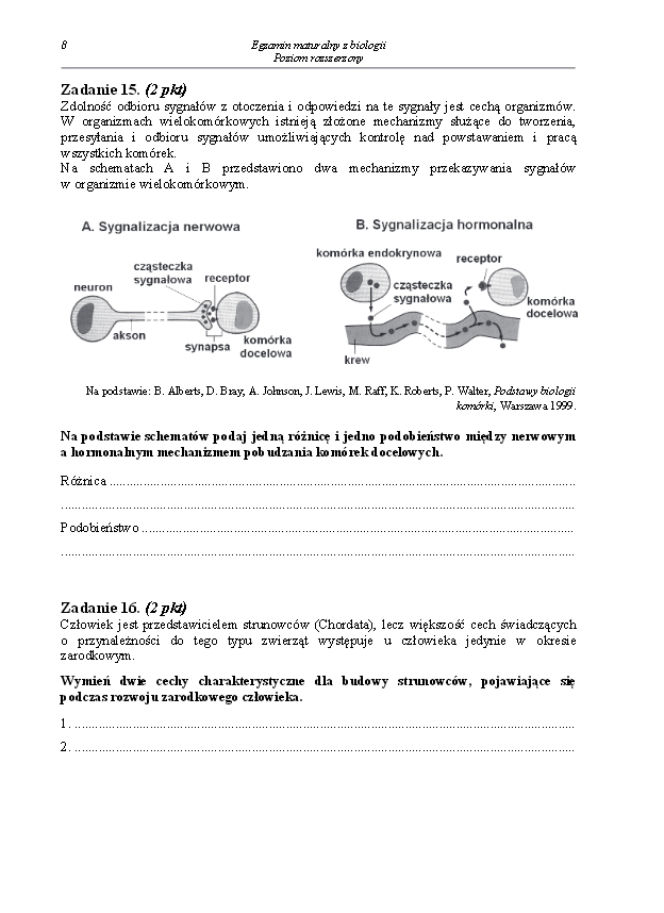 Arkusz biologia rozszerzony matura 2014
