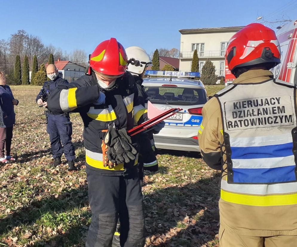 Skrajnie wycieńczoną kobietę uratowali tarnowscy policjanci