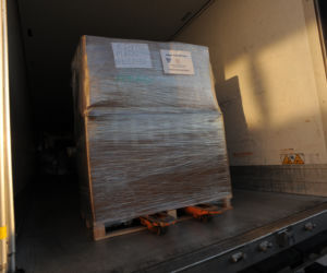 Koszalin solidarny z Ukrainą. Wyjechał pierwszy transport z pomocą dla Iwano-Frankiwska