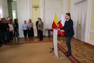 Konferencja prasowa Rafała Trzaskowskiego