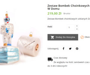 Zestawy bombek choinkowych Zostań w domu