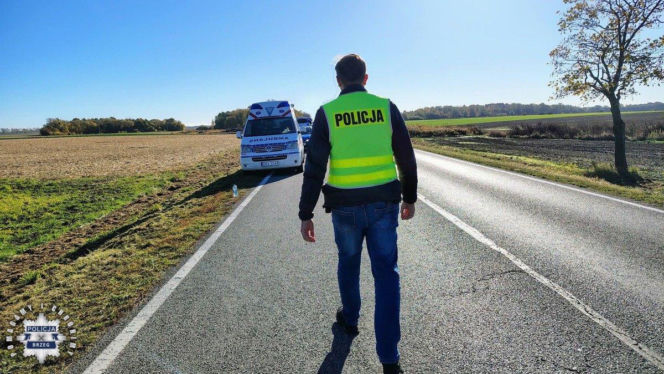 Uciekał skradzioną karetką i potrącił policjantkę. Padły strzały!