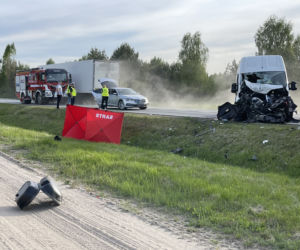 Nie żyje 30-letni motocyklista. Drogowa makabra na DK 50 pod Otwockiem