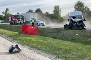 Ciało 30-latka w rowie. Potworny wypadek motocyklisty w Rudzienku