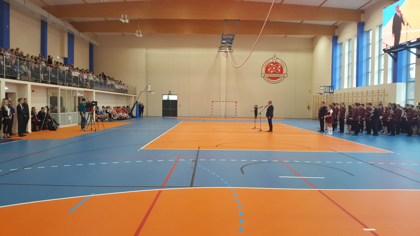 Nowa hala sportowa w bydgoskim "elektroniku"