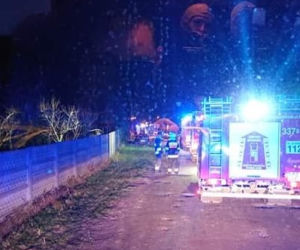 Groźny pożar w Rokietnicy pod Poznaniem