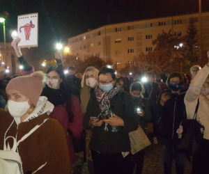 Protest w centrum Bydgoszczy