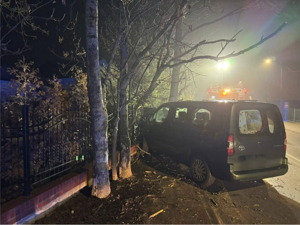 wypadek w Dąbrówce Stanach gmina Skórzec