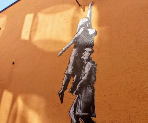 Tajemniczy mural w centrum Szczecina