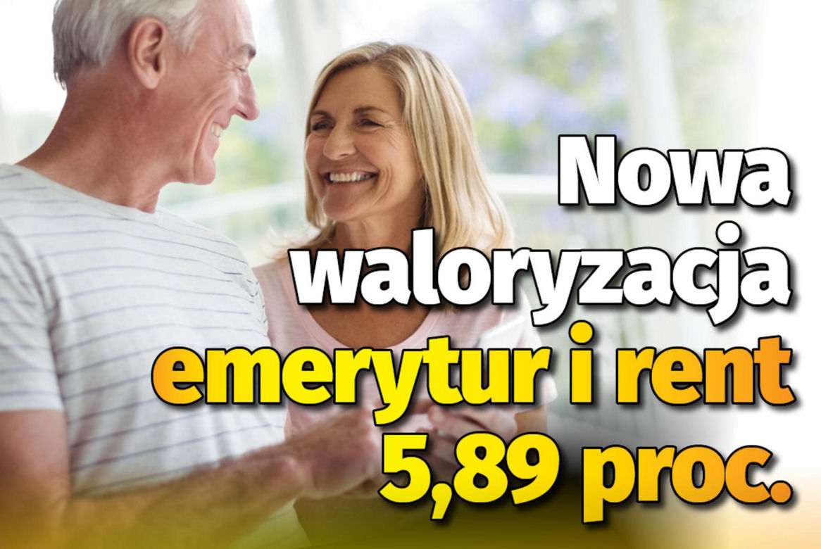 Waloryzacja emerytur 5,89 proc.