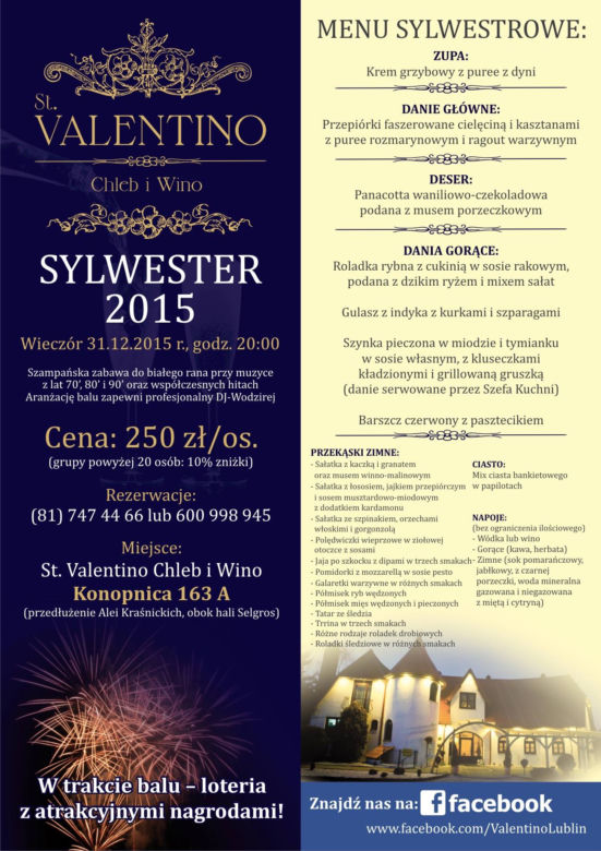 Sylwester w Valentino