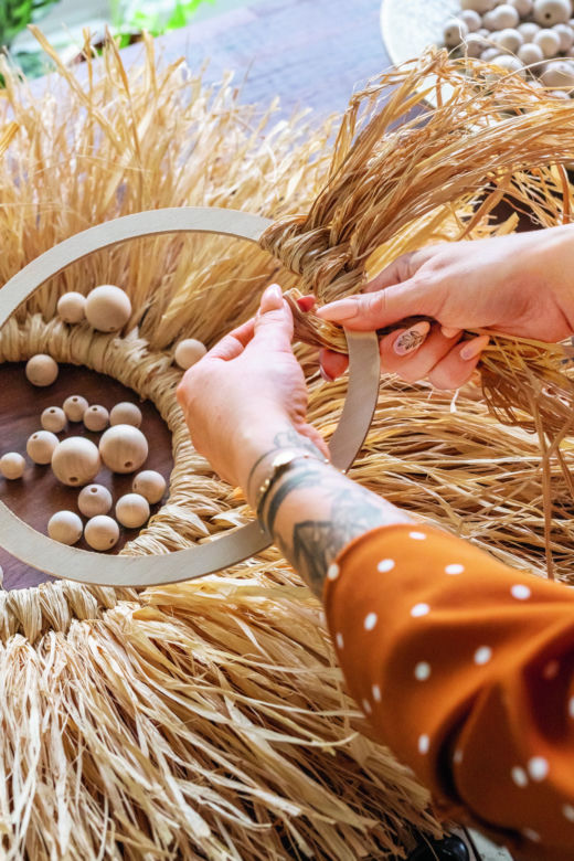 Lustro w stylu boho – instrukcja wykonania - krok 2
