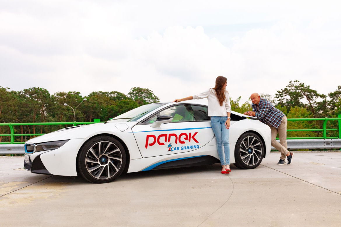 BMW i8 w Panek Carsharing