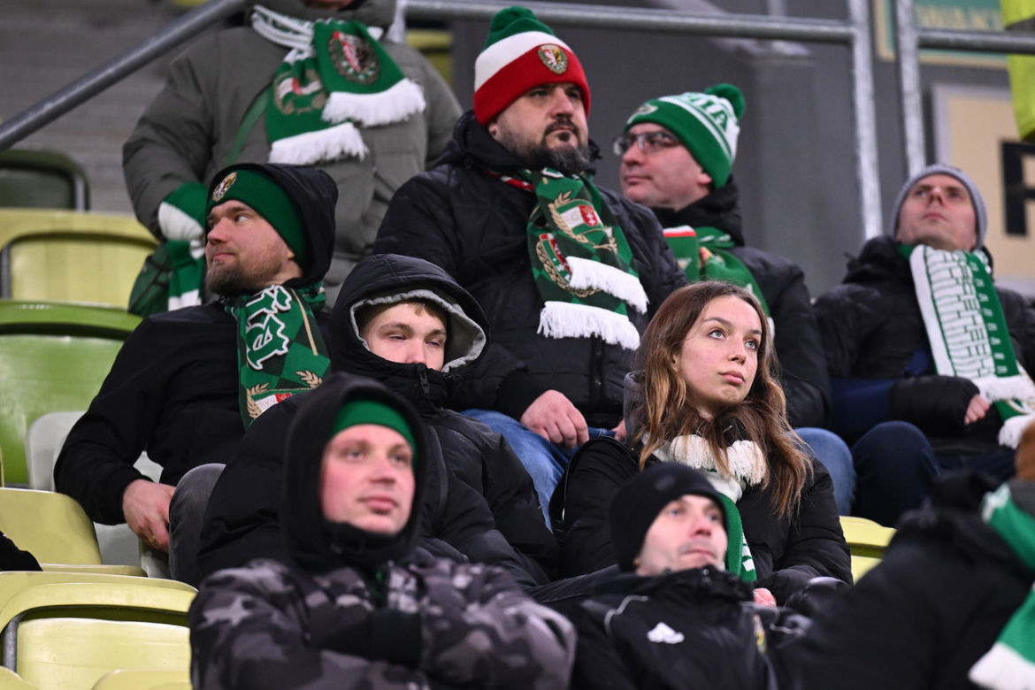 Kibice na meczu Lechia - Śląsk. Zobacz zdjęcia z trybun!