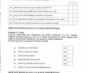 MATURA 2012, ANGIELSKI PODSTAWOWY: ARKUSZE, PYTANIA, ODPOWIEDZI