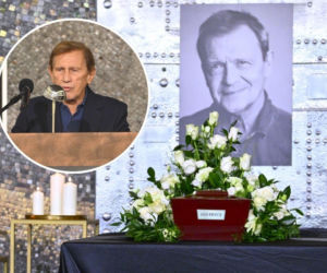 Jan Englert poruszył żałobników na pogrzebie Jana Frycza. Wspomniał o młodszym bracie