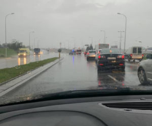 Białystok. Ulewa nad miastem 21.08.2019