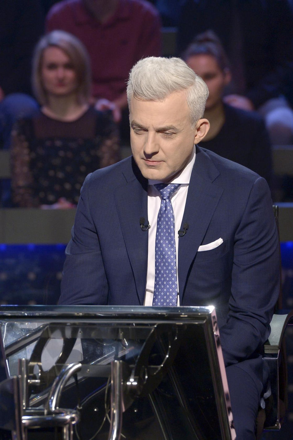 Hubert Urbański w "Milionerach" TVN-u