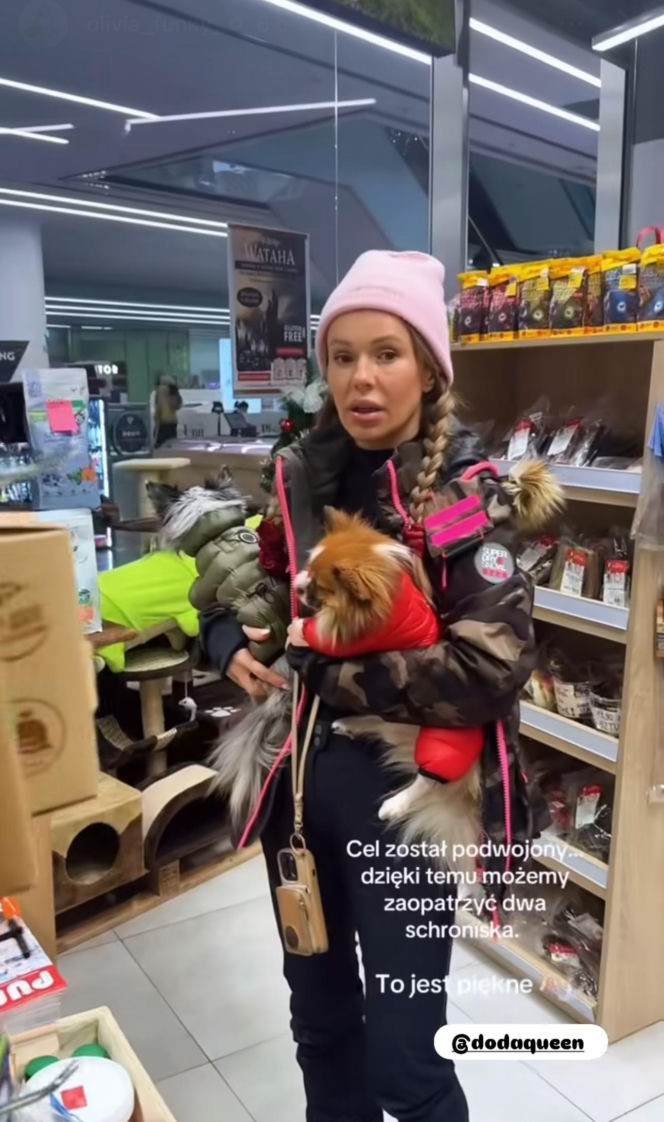 Doda ratuje psy przed mrozem