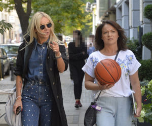 Agnieszka Woźniak-Starak i Ewa Drzyzga po pierwszym nagraniu DD TVN