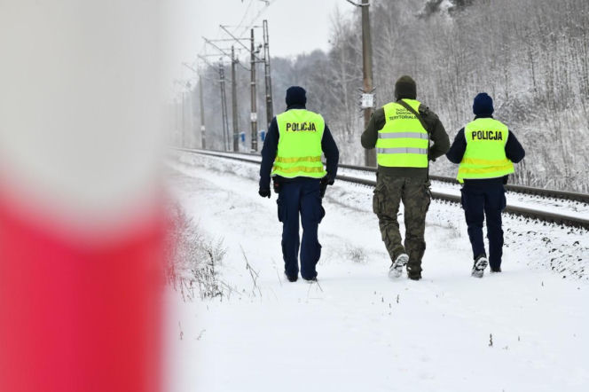 Incydent na torach koło Suwałk. Nowe ustalenia policji