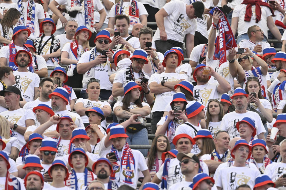Kibice na finale Pucharu Polski: Górnik - Raków