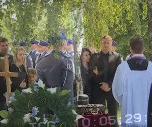 Pogrzeb Tomka Chodakowskiego w M jak miłość