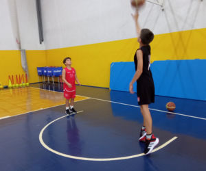 Basket Camp w Grudziądzu. Trening z Kacpą