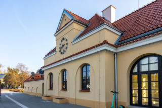 Dawny dworzec Kolei Wilanowskiej w Warszawie po remoncie