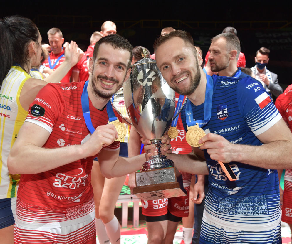 Siatkówka, Zaksa Kędzierzyn, Liga Mistrzów, finał, siatkarze, Paweł Zatorski, Ben Toniutti