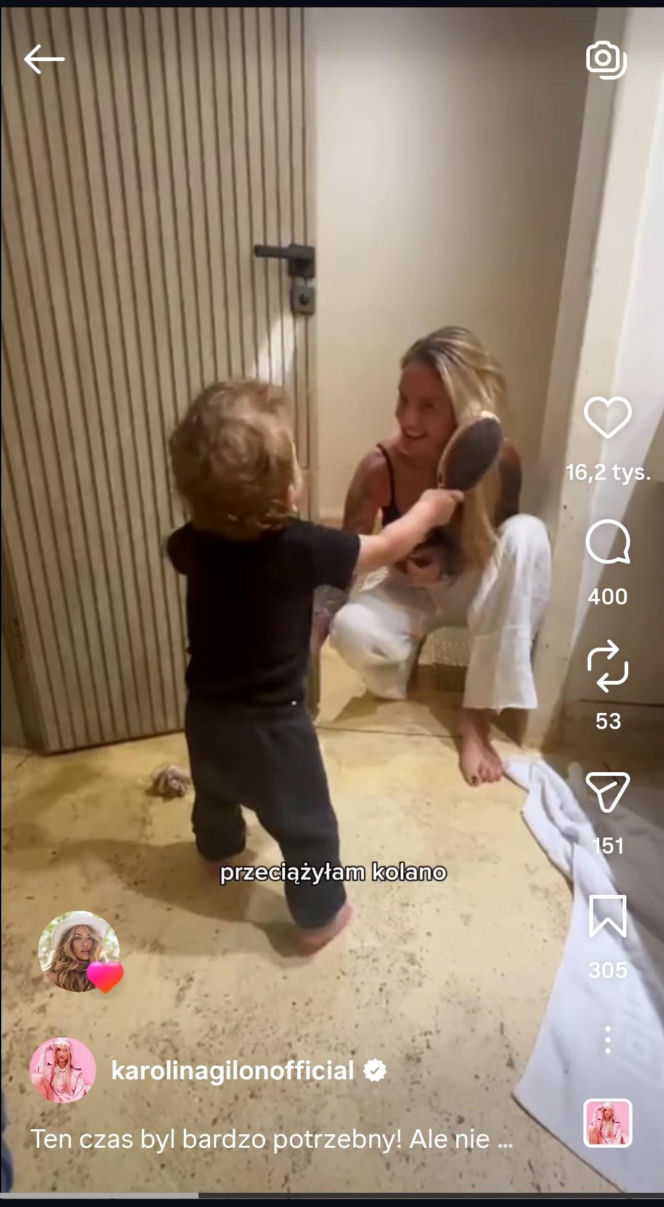 Karolina Gilon wróciła na Instagram. Wyjawiła, co w ostatnim miesiącu działo się w jej życiu