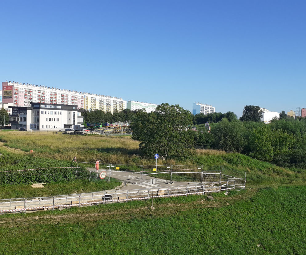 RZESZÓW: Rozkopana ścieżka rowerowa pod Mostem Zamkowym, Uważajcie!