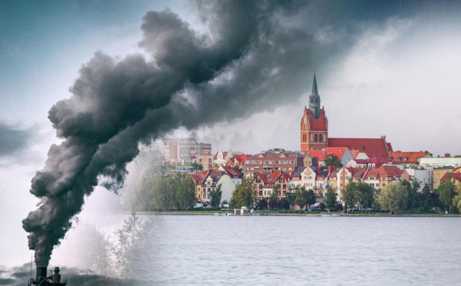 Smog dusi mieszkańców powiatu na Mazurach. RCB radzi zostać w domu