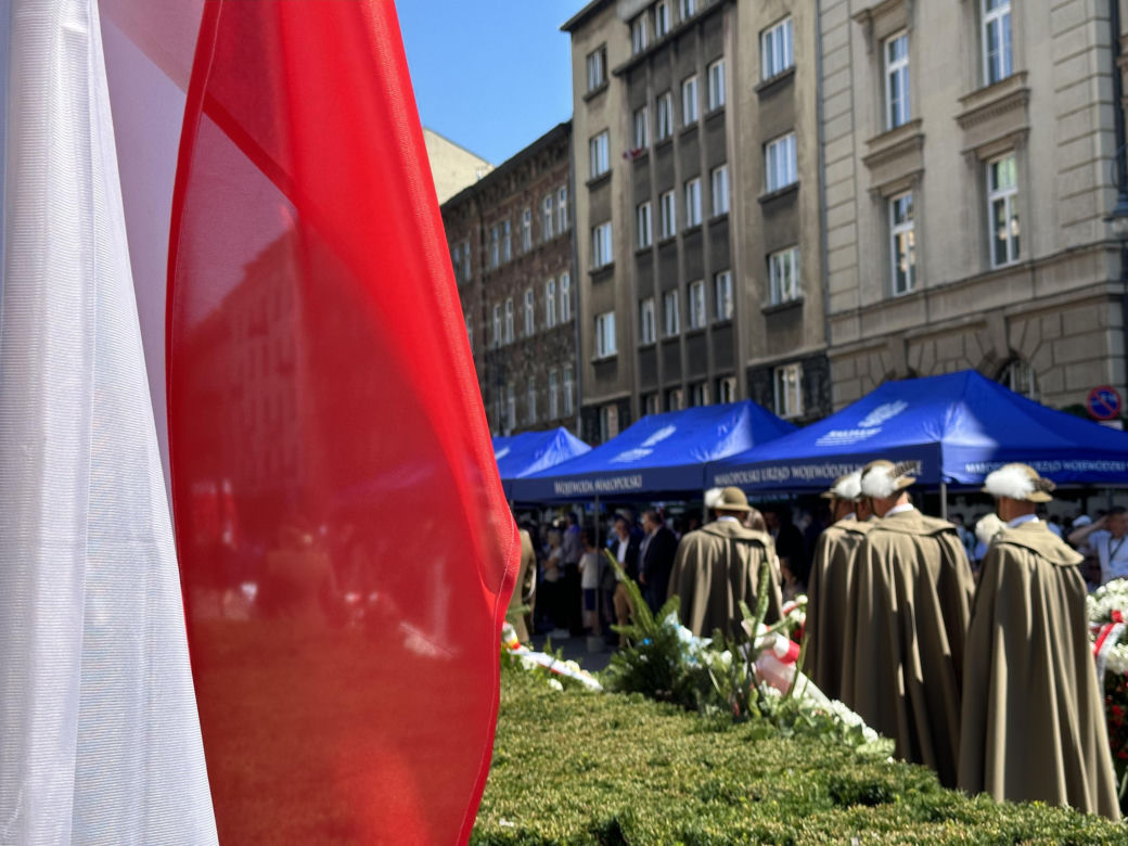 Święto Wojska Polskiego 2023 w Krakowie. Uroczystości na placu Jana Matejki