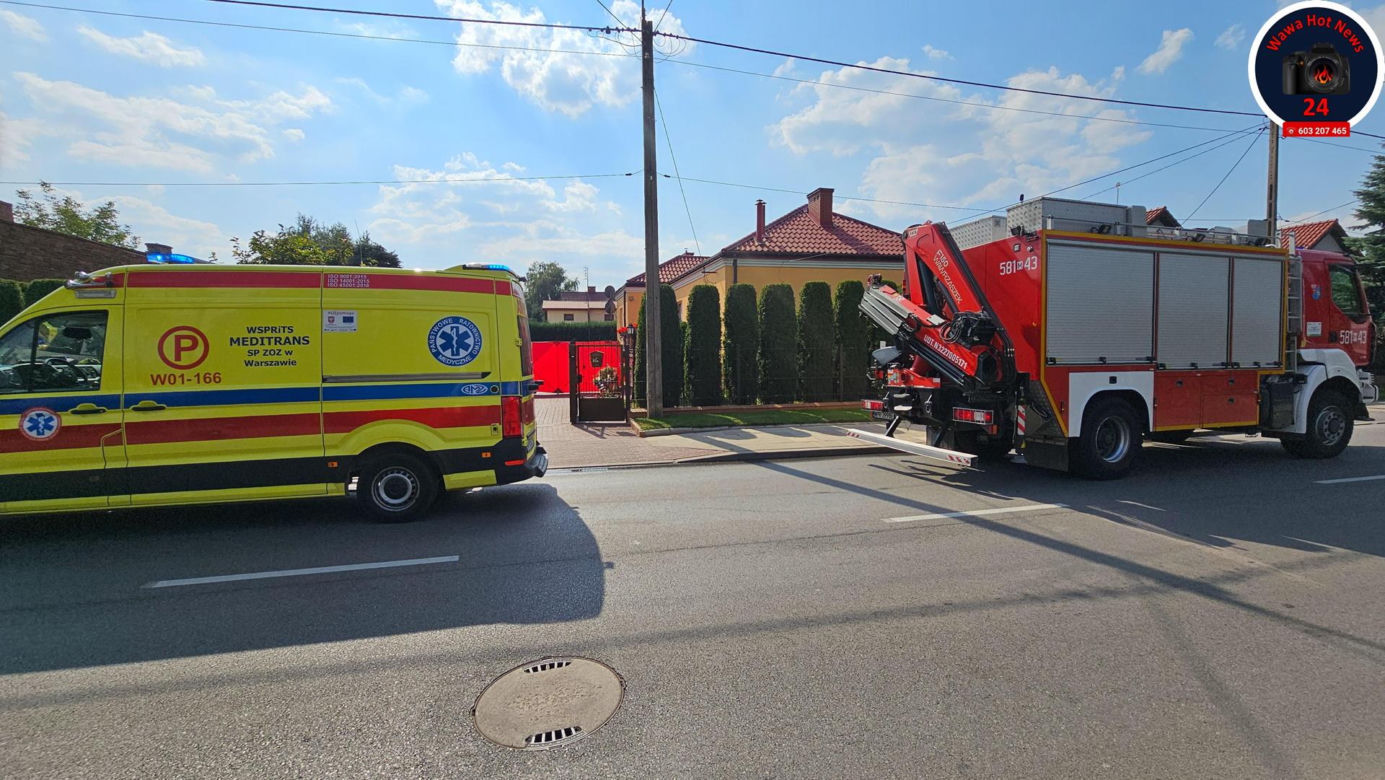 Dramat w Pruszkowie. 88-latek wpadł do szamba, nie żyje
