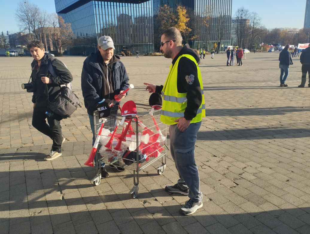 Protest w Katowicach. Tysiące związkowców na ulicach. Padły mocne słowa o „zbrodniczej ideologii”
