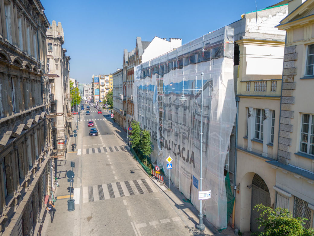 Modernizacja kamienicy przy ul. Sienkiewicza 22 w Łodzi