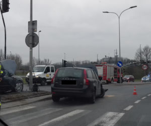 Wypadek na ul. Tischnera w Krakowie