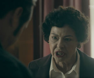 Stulecie Winnych 4, odc. 46: Janusz (Paweł Małaszyński), Hanna Gołębianka (Magdalena Kuta)