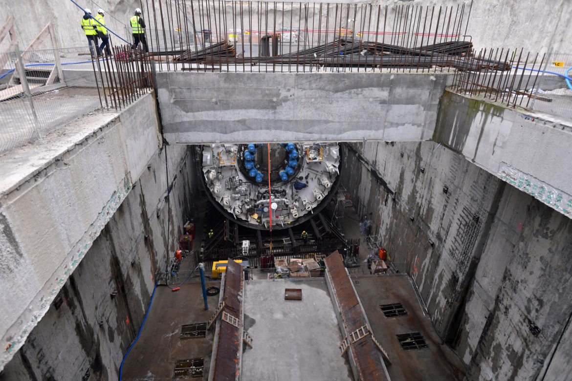 Świnoujście:Budowa tunelu 