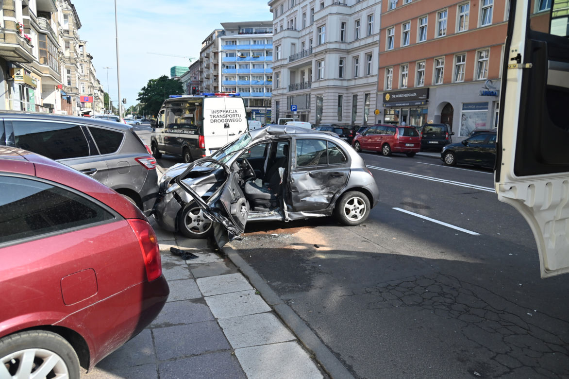 Wypadek na al. Wojska Polskiego