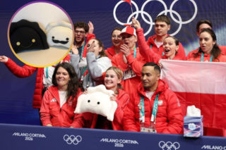 Snoop Dogg zachwycony polskim Pieroguszkiem! Maskotka polskich łyżwiarzy oczarowała Mediolan