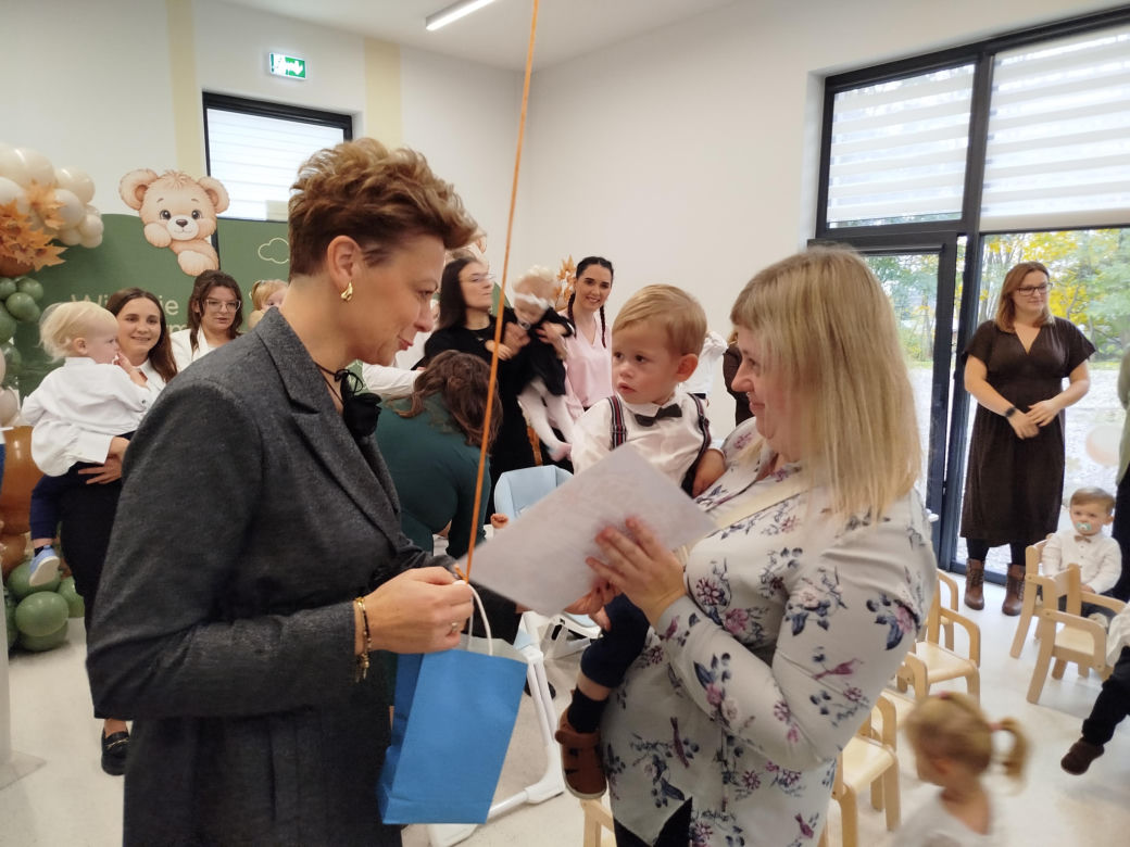 Otwarcie Żłobka w Mokobodach i pasowanie na żłobkowicza