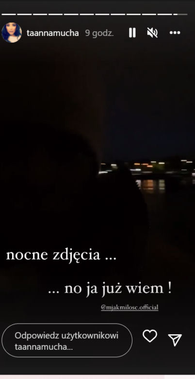 M jak miłość. Magda (Anna Mucha) na planie