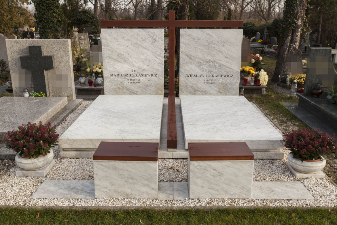 Grób Mariusza Łukasiewicza