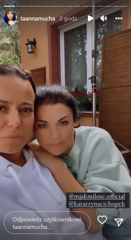 M jak miłość po wakacjach 2022. Kinga (Katarzyna Cichopek), Magda (Anna Mucha)