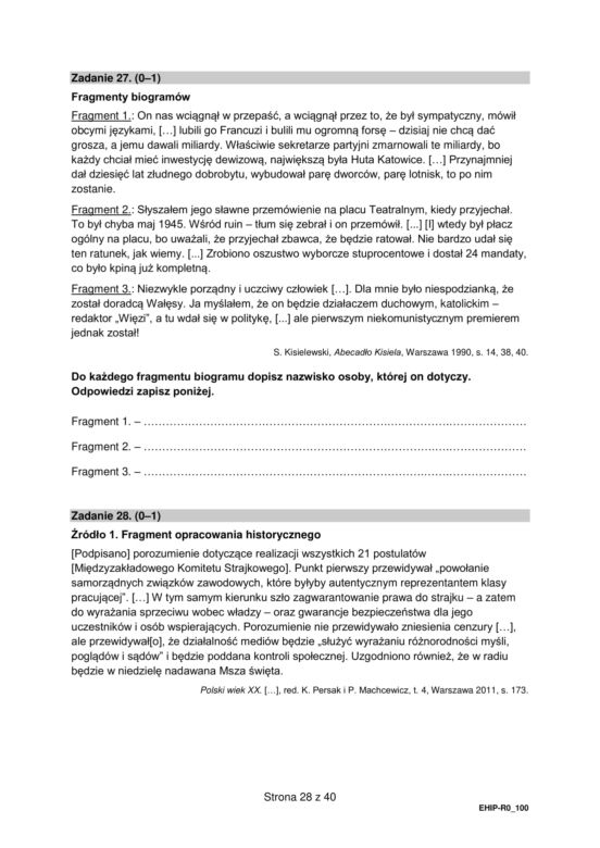 Matura 2022: historia rozszerzona. Arkusze CKE, zadania, pytania. Poziom rozszerzony